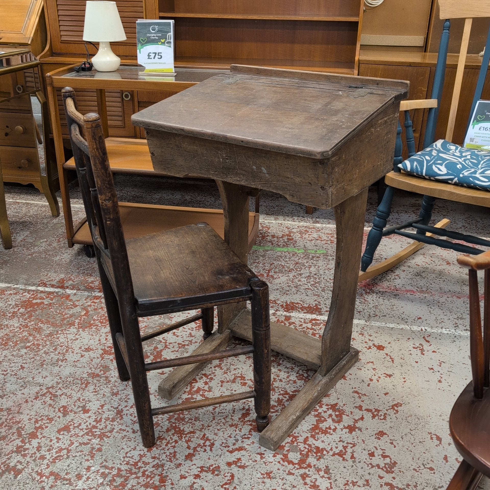 School Desk and Chair